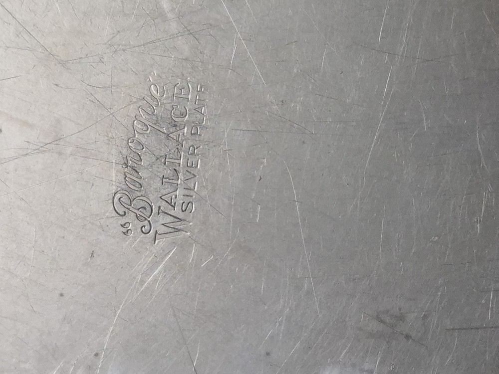 Baroque By Wallace Silver Plate Covered Vegetable Dish