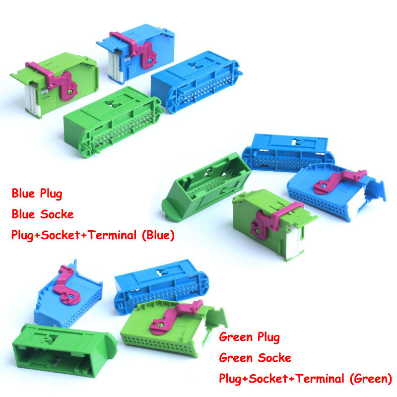 32 Pin Car Instrument Dashboard Plug Waterproof AMP Connector Socket Terminal