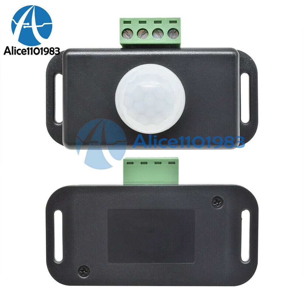 10PCS Automatic DC 12V-24V 8A Infrared PIR Motion Sensor Switch For LED Light