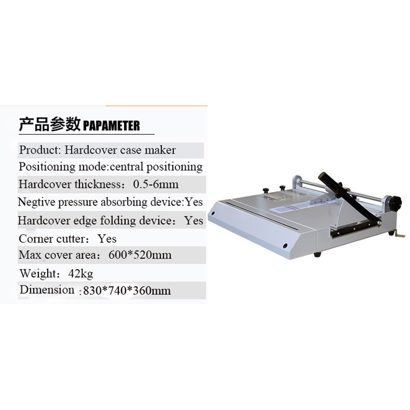Wireless A4 Book Binding Machine Book Binder Puncher + Hard Cover Case Maker New