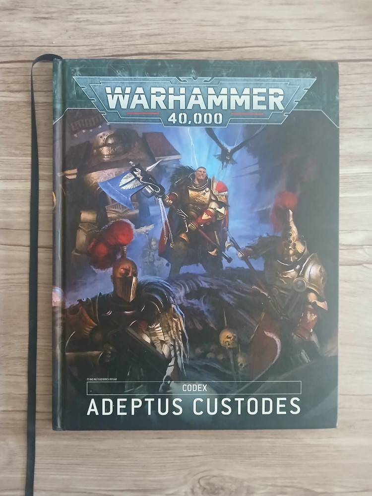 Codex: Adeptus Custodes 9th Edition 2021 Warhammer Games Workshop 40k
