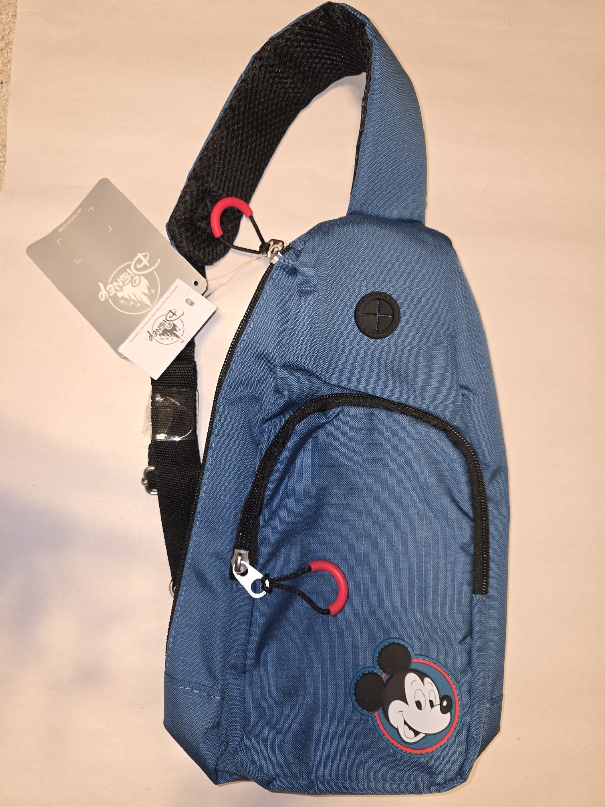 NEW Disney Parks Mickey Mouse Sling Backpack Crossbody Shoulder Bag Blue NWT