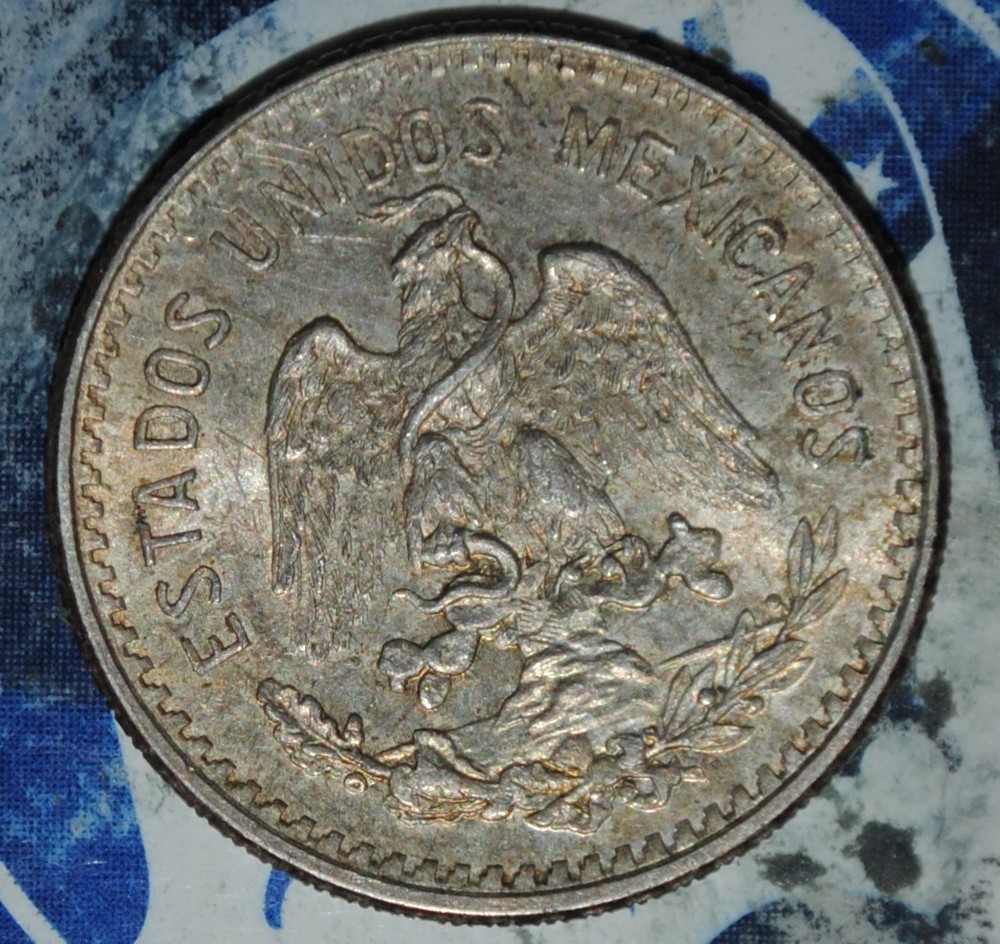 UNC MEXICO Silver 10 Centavos 1911 NARROW DATE {{{D007