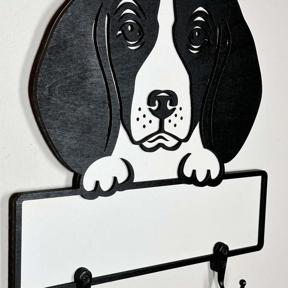 Beagle Dog Leash Holder