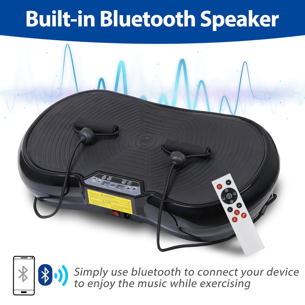 vibration plate exercise machine full body workout vibration platform w/ remote