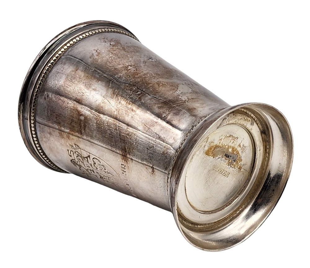 2003 TOWLE Silverplate Mint Julep Cup 169.2g