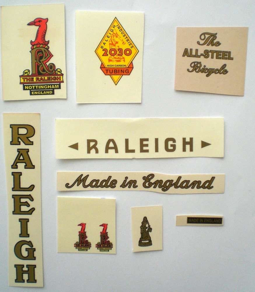 Raleigh Decals vintage bicycle