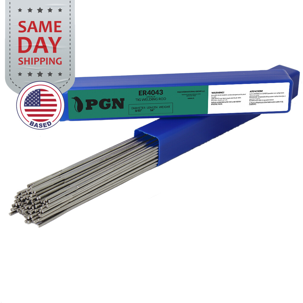 ER4043 1-lb 3/32" x 16" Aluminum Welding Rod - TIG Filler Rod, TIG Rod