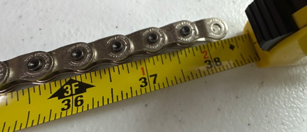 SHADOW INTERLOCK V2 HALF LINK BMX CHAIN 1/8" SILVER NEW