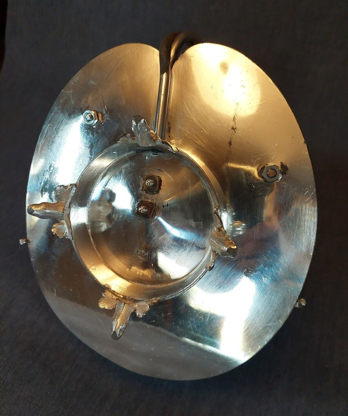 Rare Antique Victorian Wilcox Quadruple Silver Plate Squirrel Nut Bowl