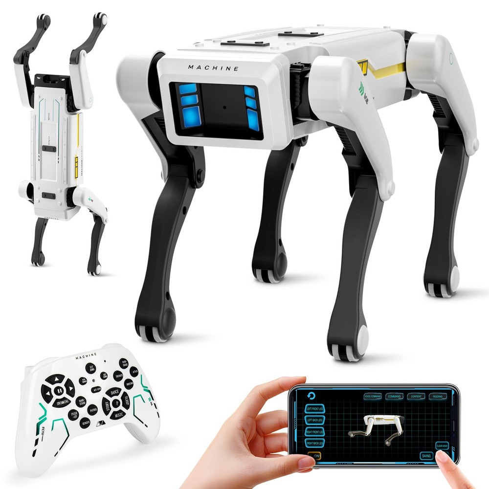 Smart Robot Dog - Interactive STEM Pet with Voice Control, 30+ Actions & APP ...