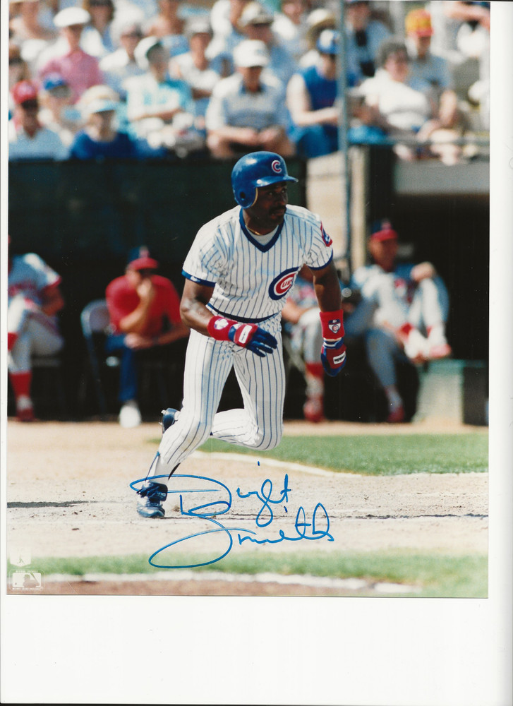 DWIGHT    SMITH     CUBS     SIGNED   8X10   PHOTO