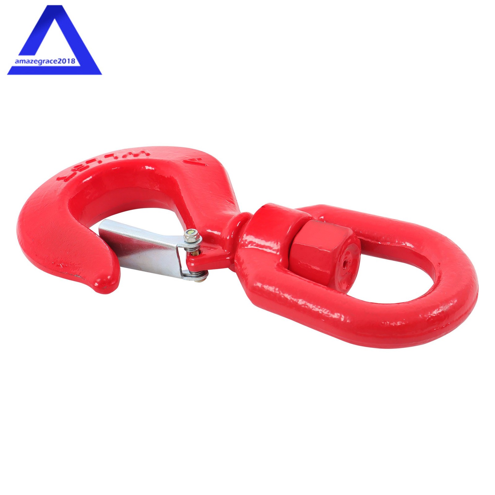 5Ton Locking Swivel Hook Heavy Duty Swivel Lifting Hook Rigging For Hoisting G80