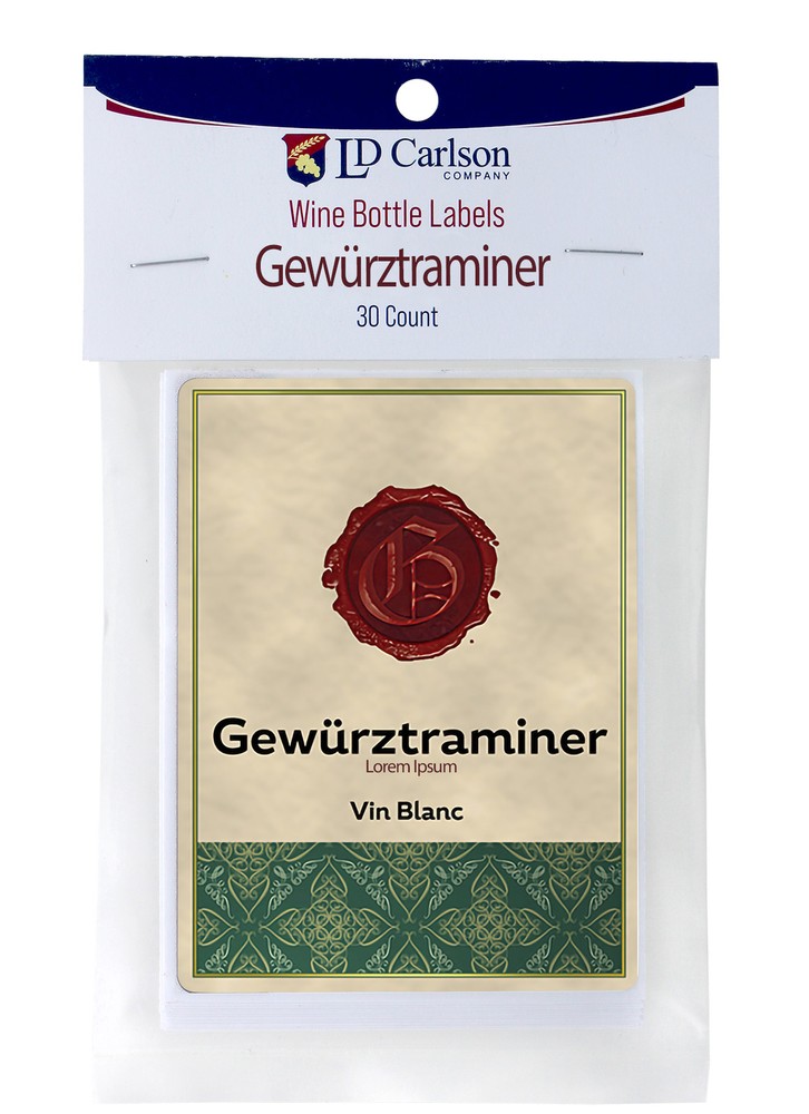 Gewurztraminer Labels 30/Pack Varietal Collection