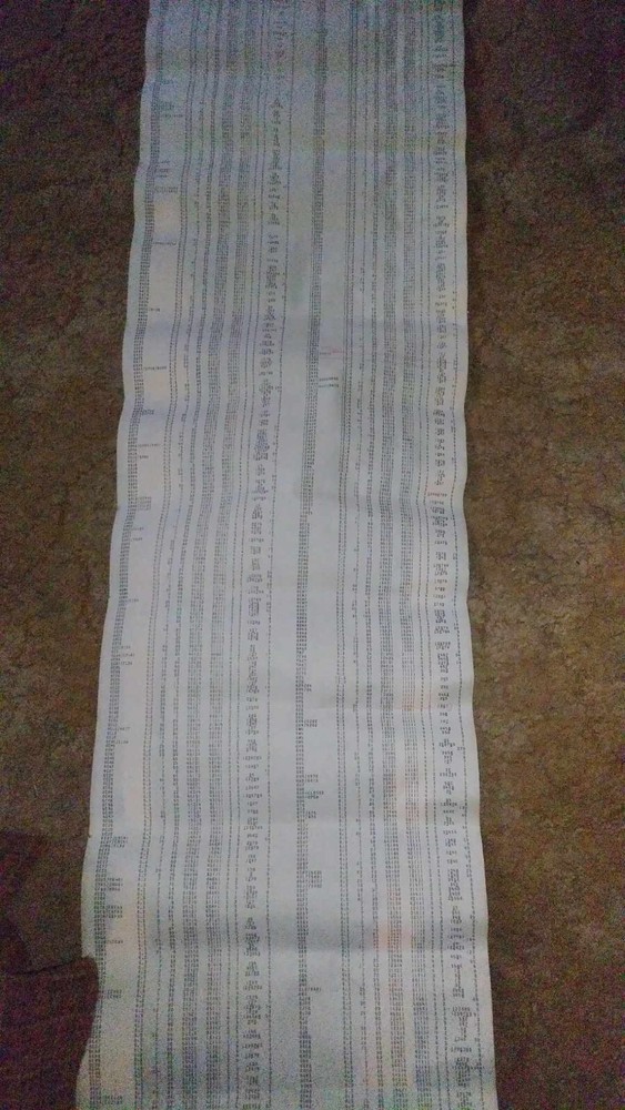 EICO 666, 667 Tube Tester DATA CHART SCRIPT ORIGINAL MODEL 666-05 MAKE OFFER