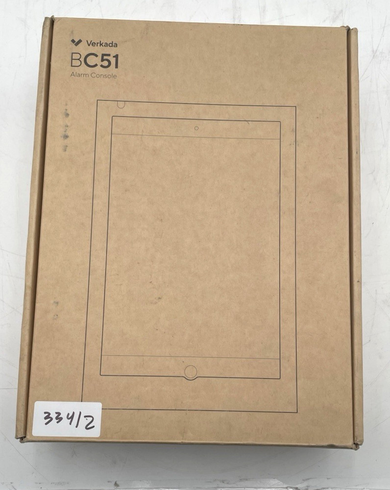 VERKADA BC51 ALARM Console  CONTROL PANEL 1A-51001- Open Box