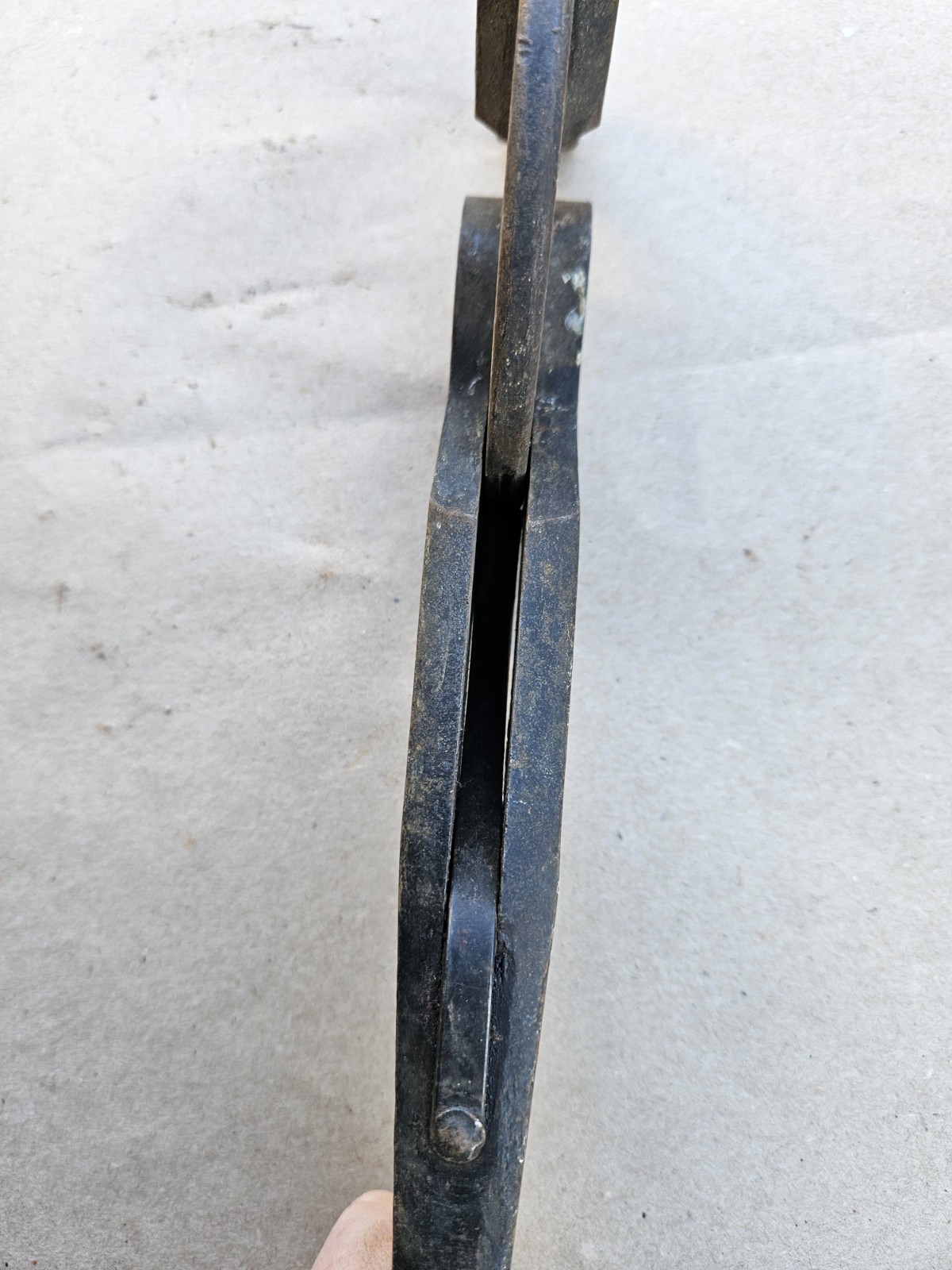 VERY RARE 18" Heller Bros. Masterench Adjustable Wrench, Smooth Jaw, Vintage USA