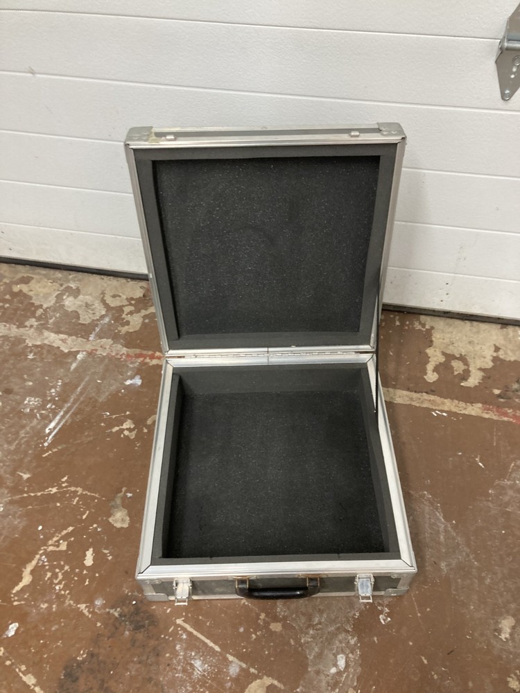 Small Black Flat Durable Flight & Road Style Trunk Case