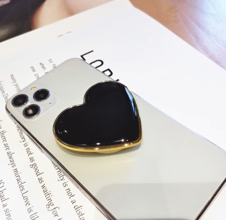 Phone Holder Grip Heart Shape