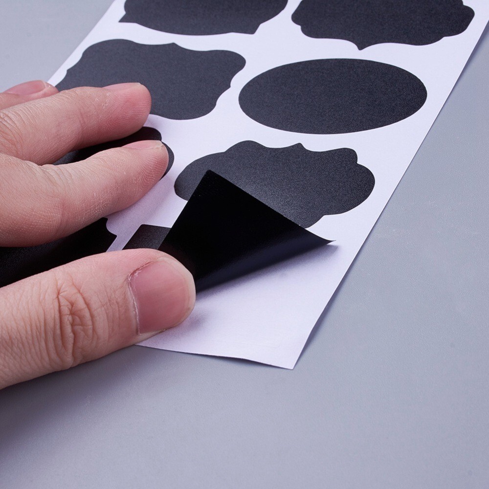 Chalkboard Adhesive Stickers: 10 sheets per pack