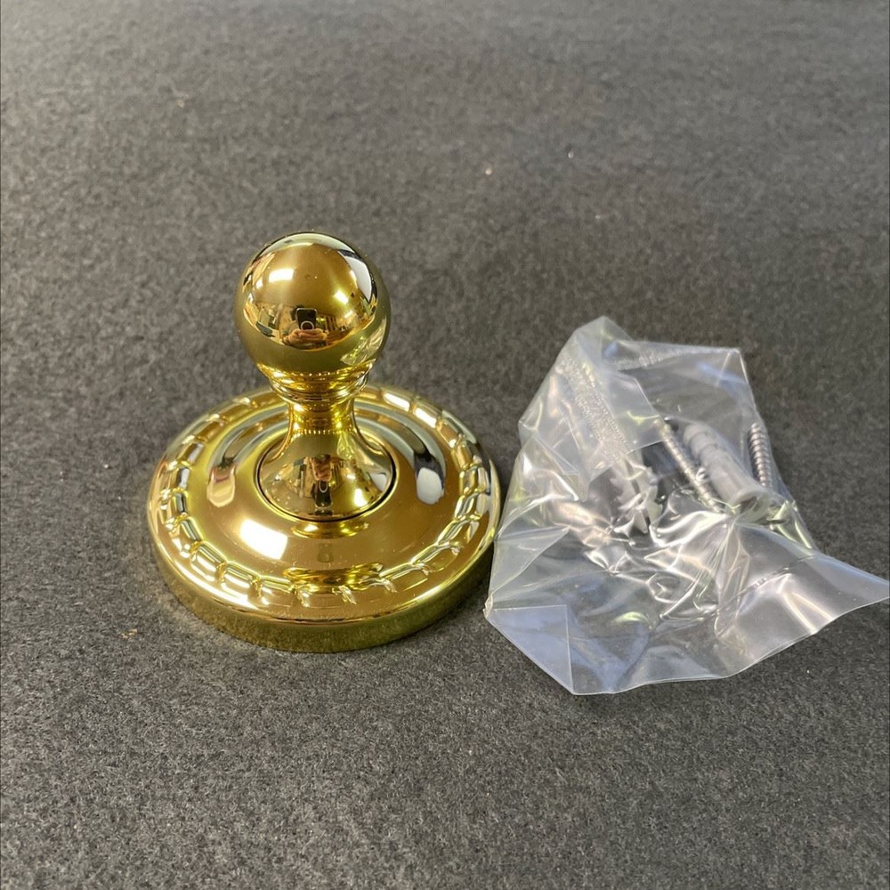 Single Robe Hook Polished Brass