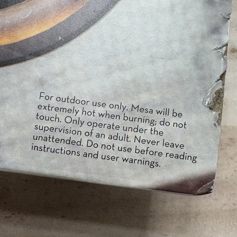 NIB Solo Stove Mesa Tabletop Fire Pit