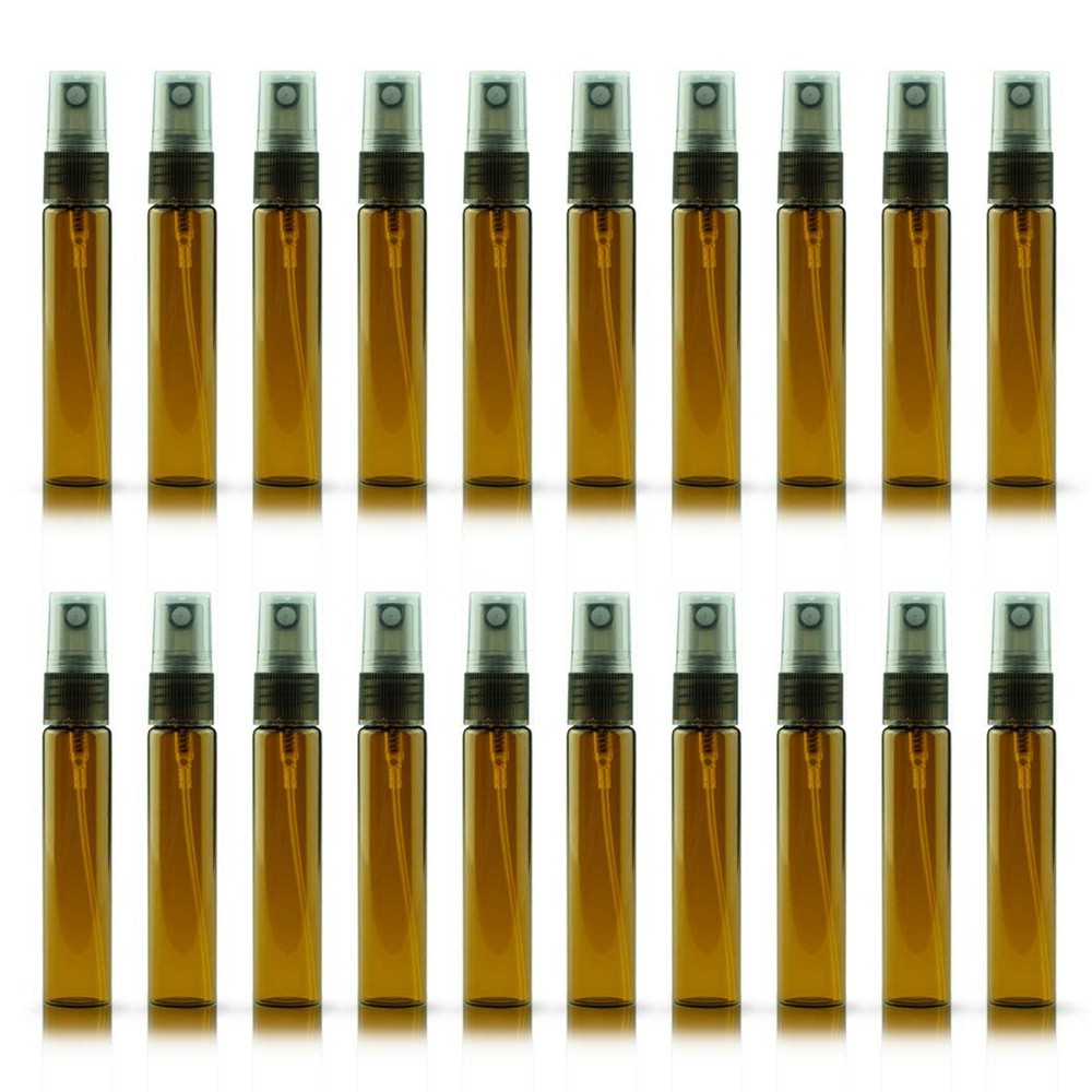 20 Pack Set 10ML Protable Refill Bulk Atomizer Spray Travel Perfume Bottle