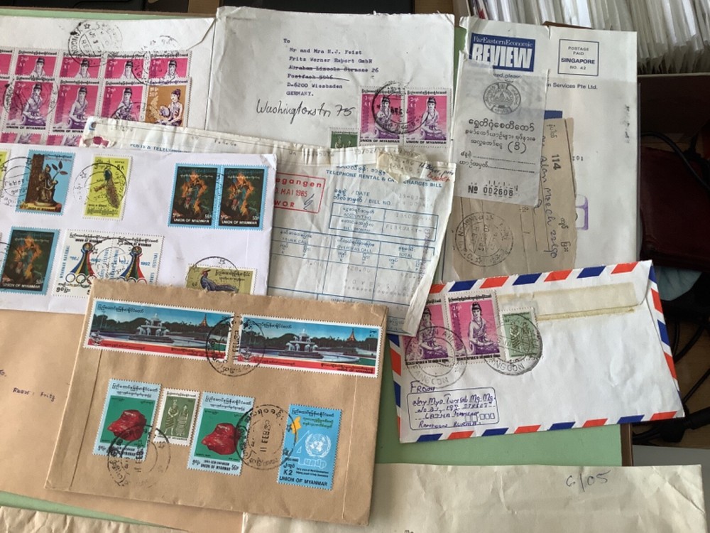 Burma postal covers 14 items Ref A1842
