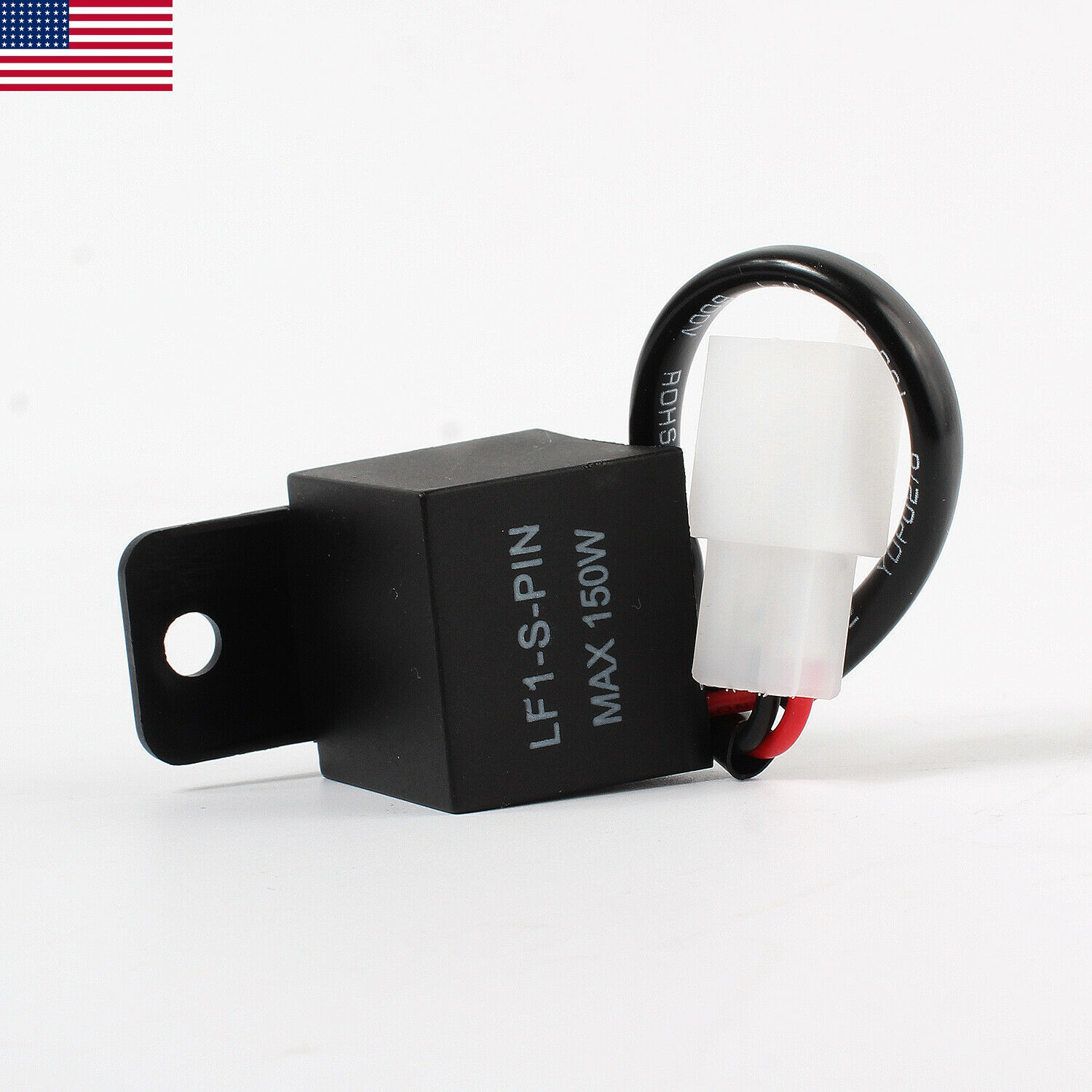 Electronic LED Flasher Relay 2-Pin FIX Motorcycle Turn Signal Bulbs Hyper Flash