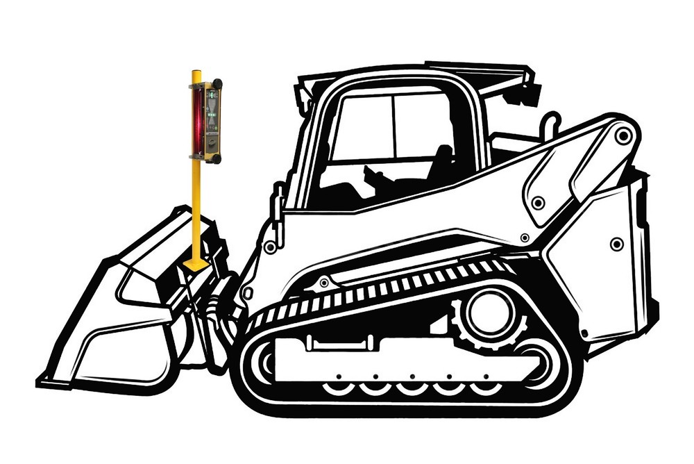 TOPCON LS-B200 MACHINE CONTROL LASER LEVEL RECEIVER,BACKHOE,SKID STEER,DOZER