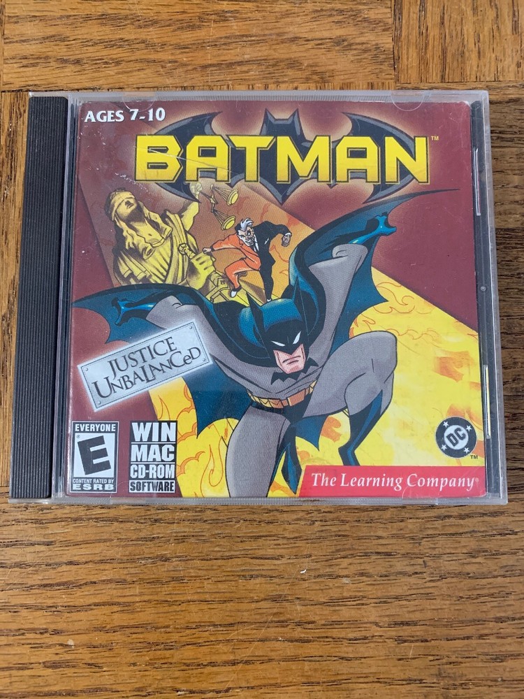 Batman Computer Software CD Rom-Very RARE-SHIPS N 24 HOURS