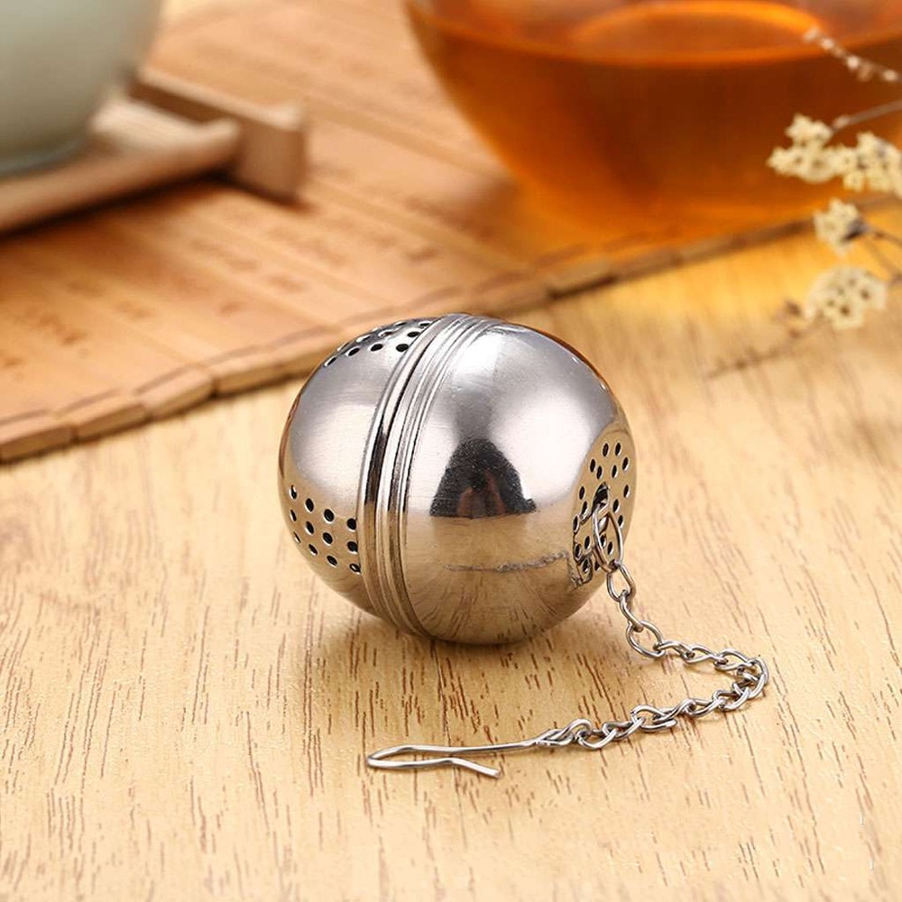 Tea Infuser Ball Mesh Loose Leaf Herb Strainer Stainless Steel Secure Locking