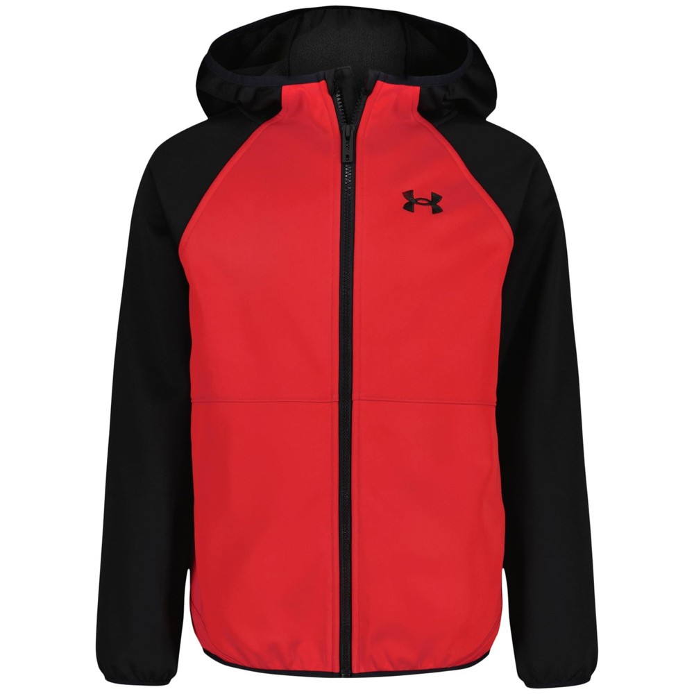 Under Armour Sim Softshell Jacket, Red, Boys 7