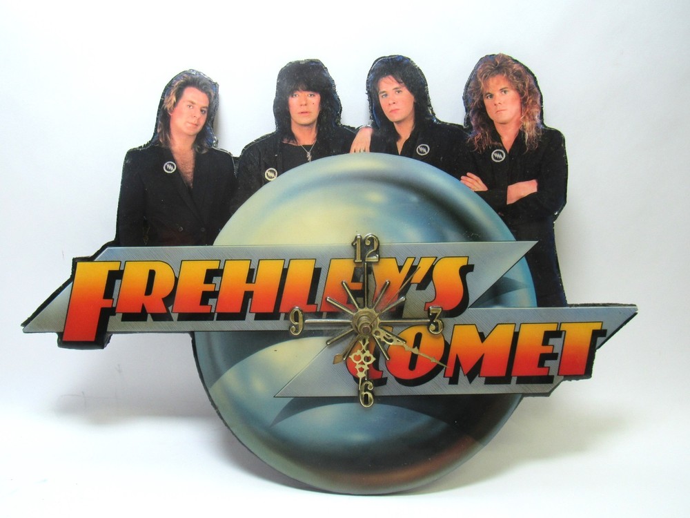 ACE FREHLEY'S COMET Wall Clock - SteamPunk - Battery Operated KISS working