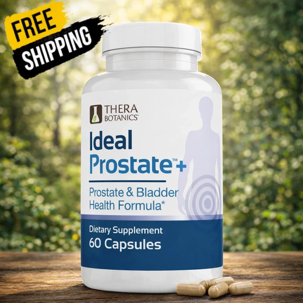 Advanced Men's Prostate Support by Ideal Prostate Plus _ Thera Botanics 60 Cap