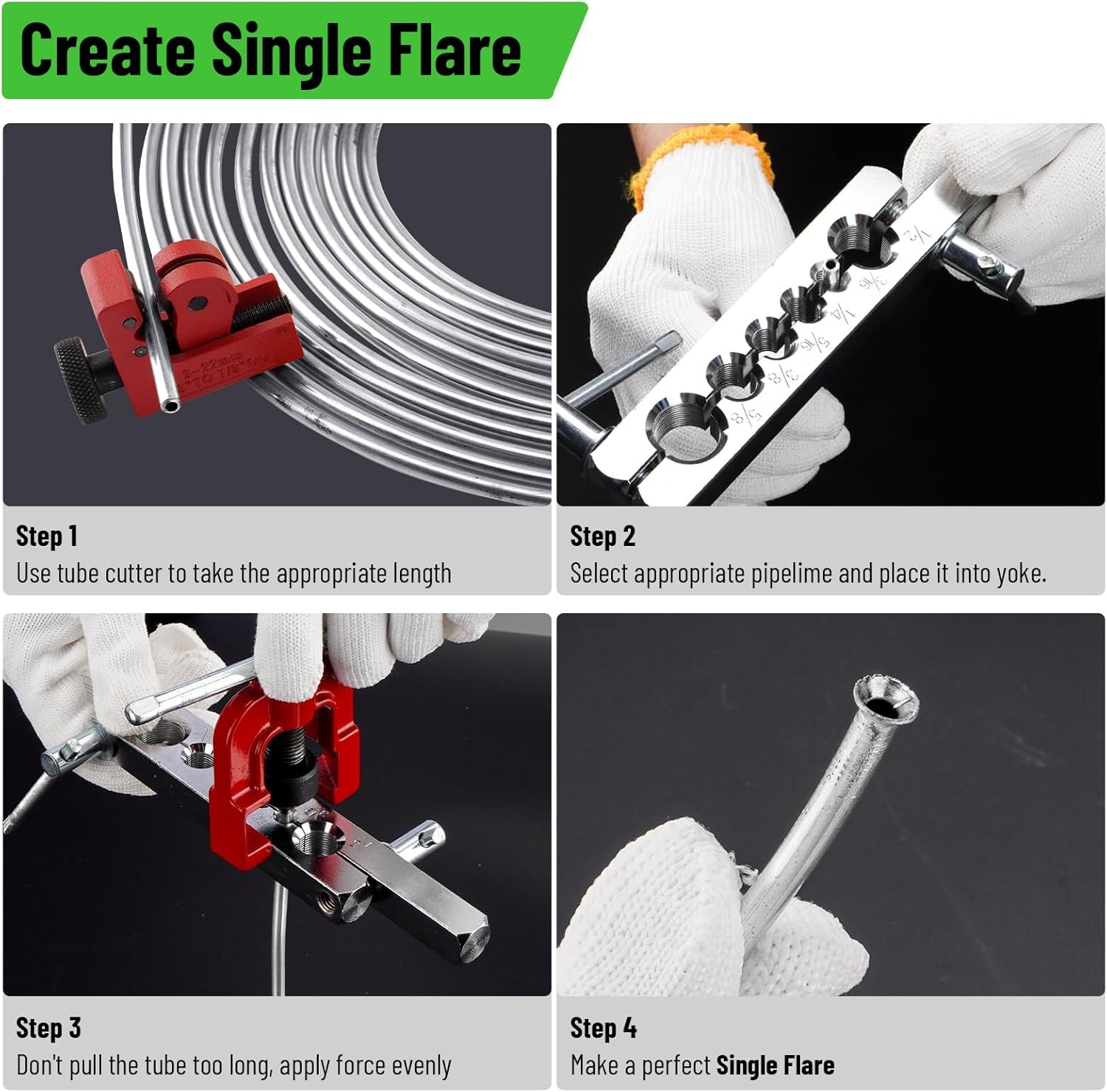 25Ft 3/16" Zinc-Coated Brake Line Kit (Include 16 Fittings, 2 Unions and 4 Nuts)