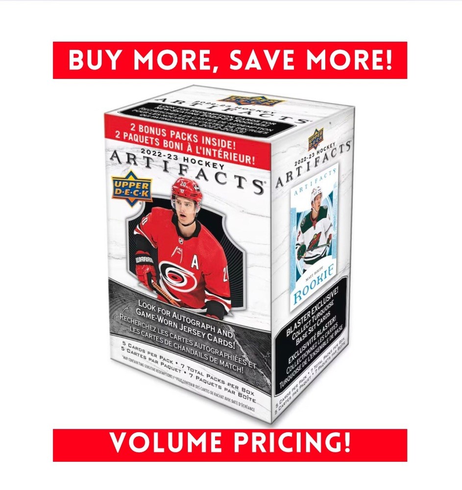 2022-23 Upper Deck Artifacts Hockey 7 Pack Blaster Box