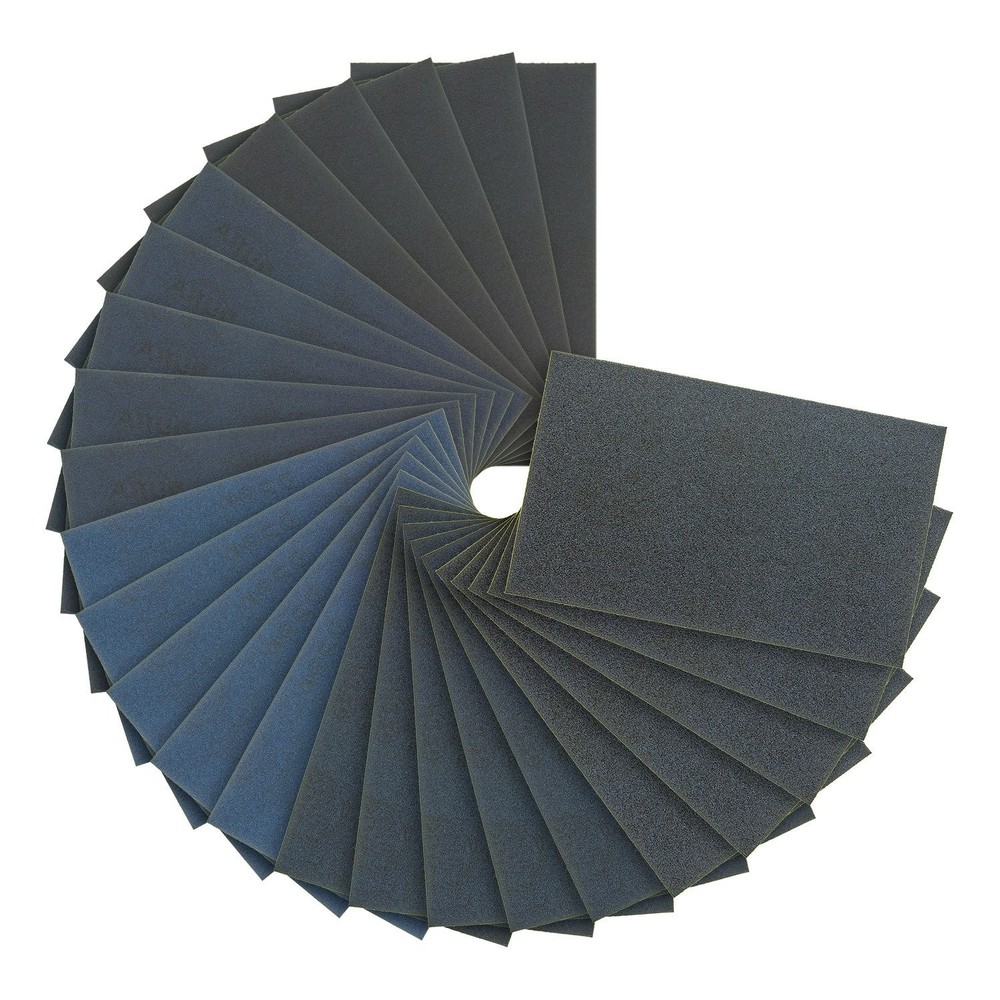 Versatile 5-1/2"x9" Sandpaper Sheets - 25 Pack for All-Surface Sanding Needs