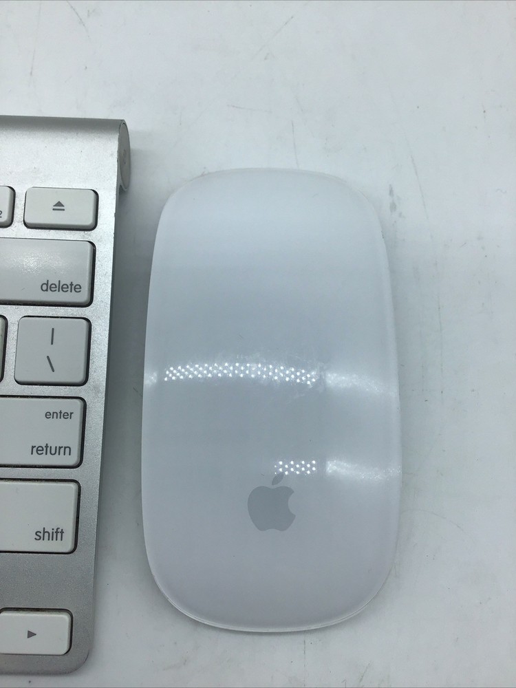 Apple A1314/A1296 OEM Bluetooth Keyboard & Mouse Bundle Power Tested Read