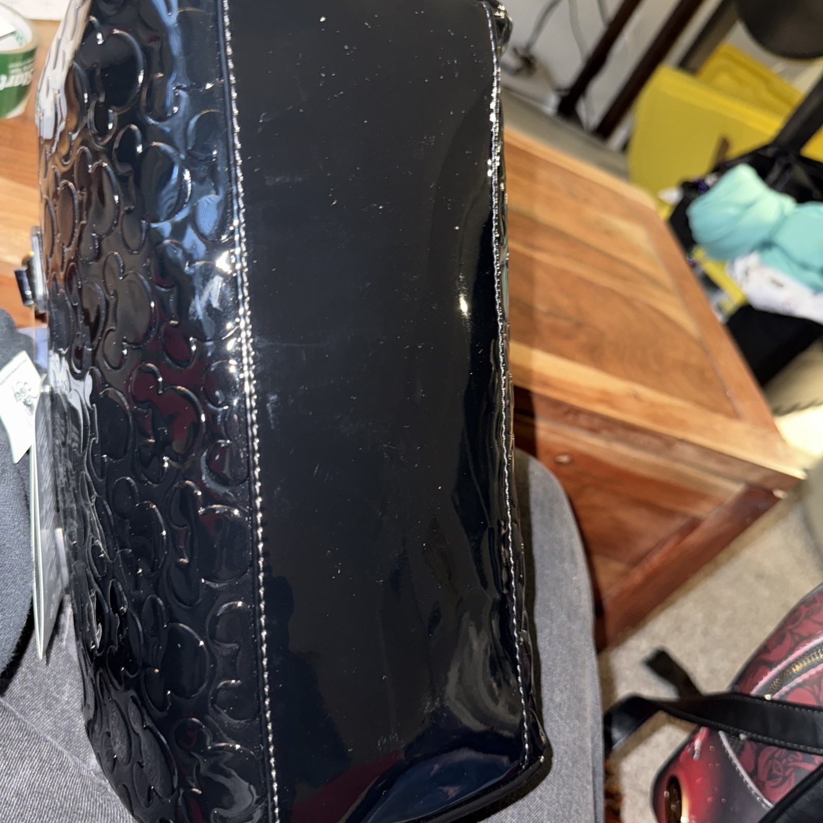 Disney Black Mickey Purse With Cross Body Strap