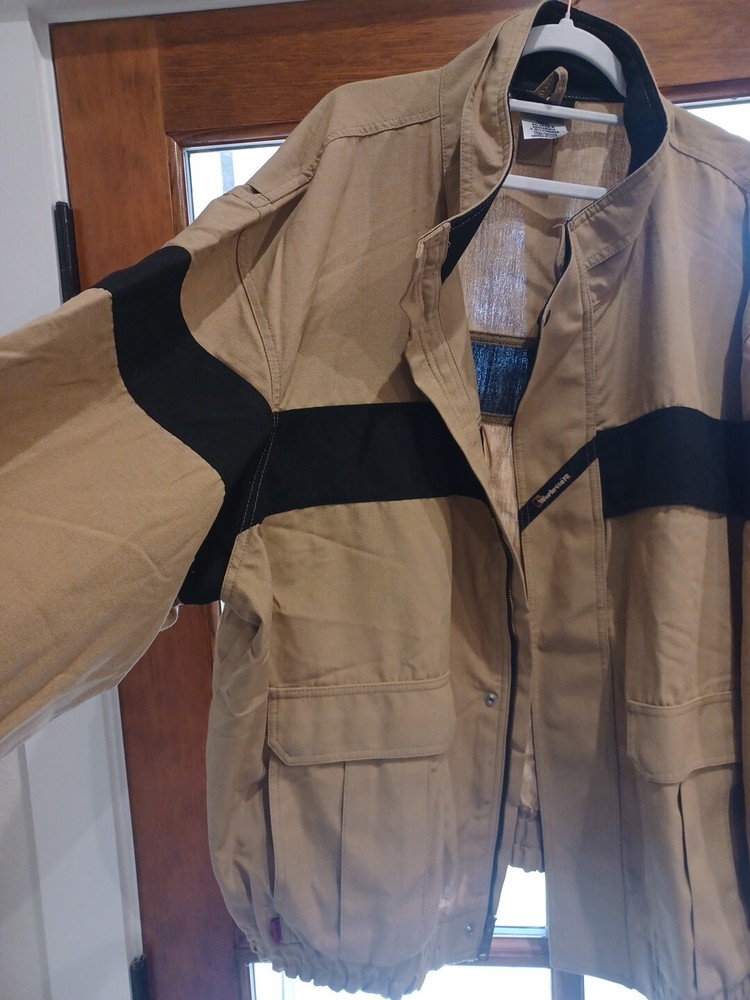 Workrite Benchmark Fire Protective Arc Rating 5.7 Beige 3X-Large-R Mens Jacket