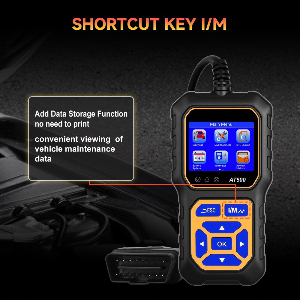 Diagnostic Scanner Code Reader Engine Tool Fault for OBD II Protocol 996-UP Car