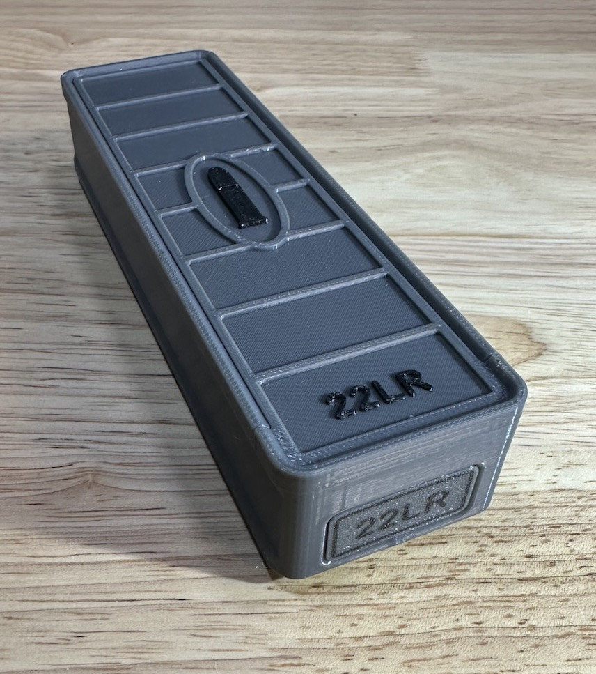 Stackable 22LR Ammo Box 100rd Capacity (6 Pack)