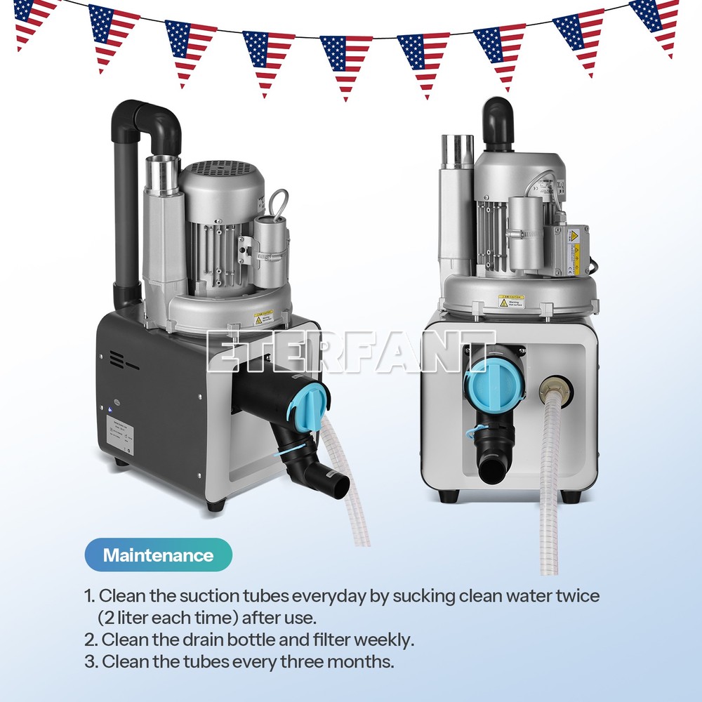 Dental Suction Machine Electric Vacuum System Suction Machine Variable Frequency
