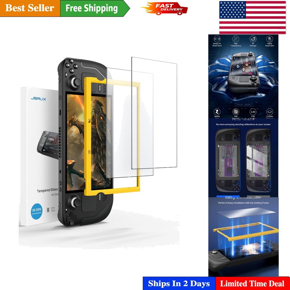 Scratch Resistant Anti-Glare Screen Protector for Steam Deck - Matte Finish