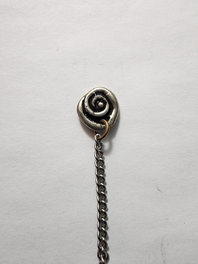 Handemade Sterling Silver Pendulum - Swirl Bob