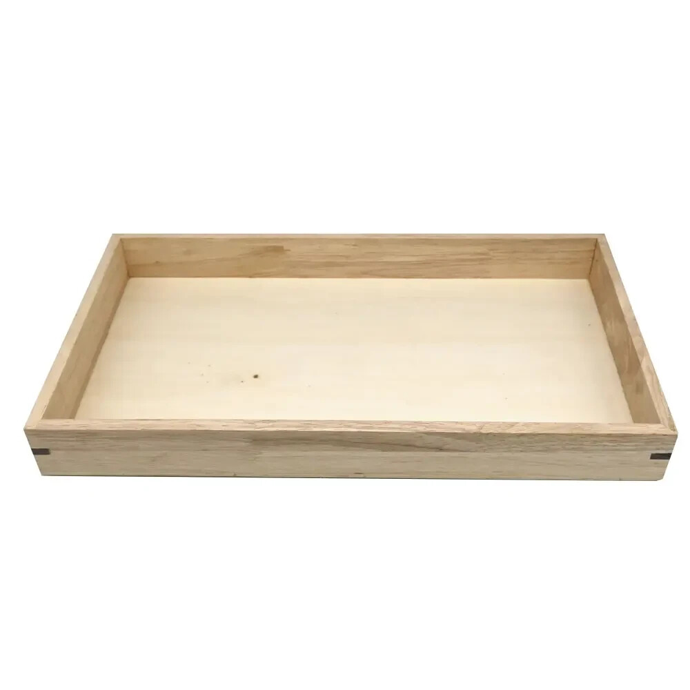 Natural Wood Full Size Jewelry Display Tray 14.75" x 8.25" x 1.5"
