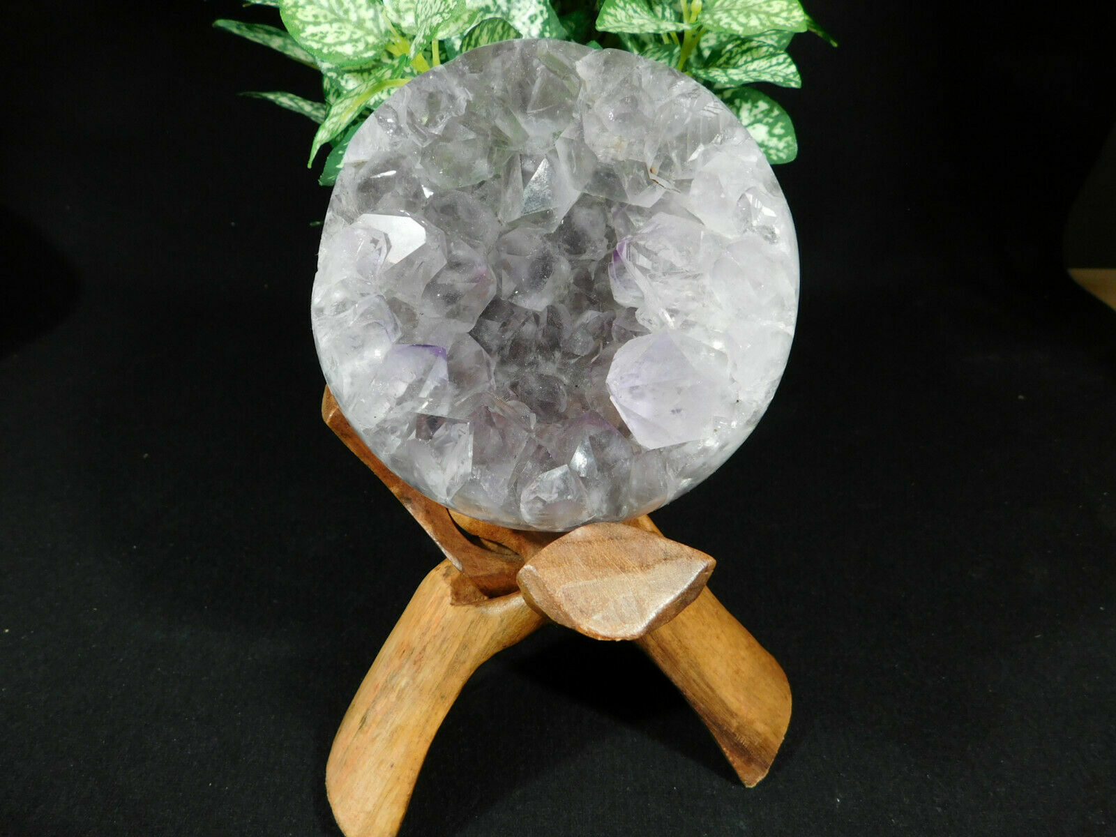 Sphere Stand Solid Wood Folding Handmade Medium Sized