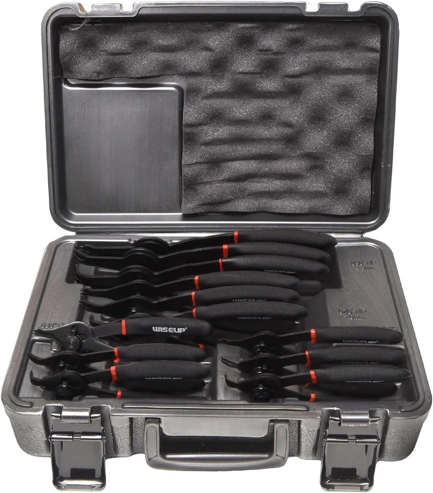 Professional Grade Snap Ring Pliers - 12 Piece Set