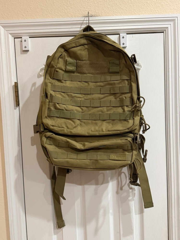 Highland Tactical Green Khaki Backpack